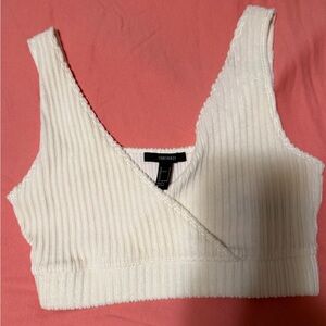 White Crop Top